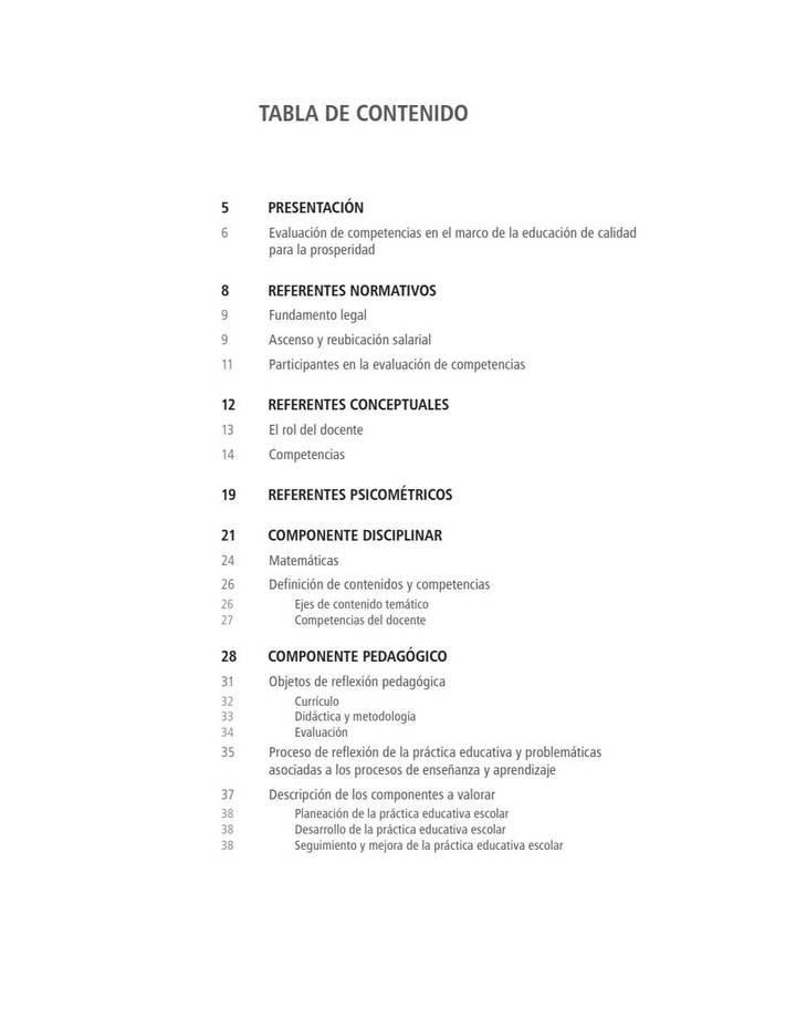 Matemáticas 6° a 11° Grado - Documentos Guía MEN - Documento Guía Docente de Básica Secundaria y Media - (2014_DG13) (MEN) PDF 3 Índice de Matemáticas 6° a 11° Grado - Documentos Guía MEN - Documento Guía Docente de Básica Secundaria y Media - (2014_DG13)