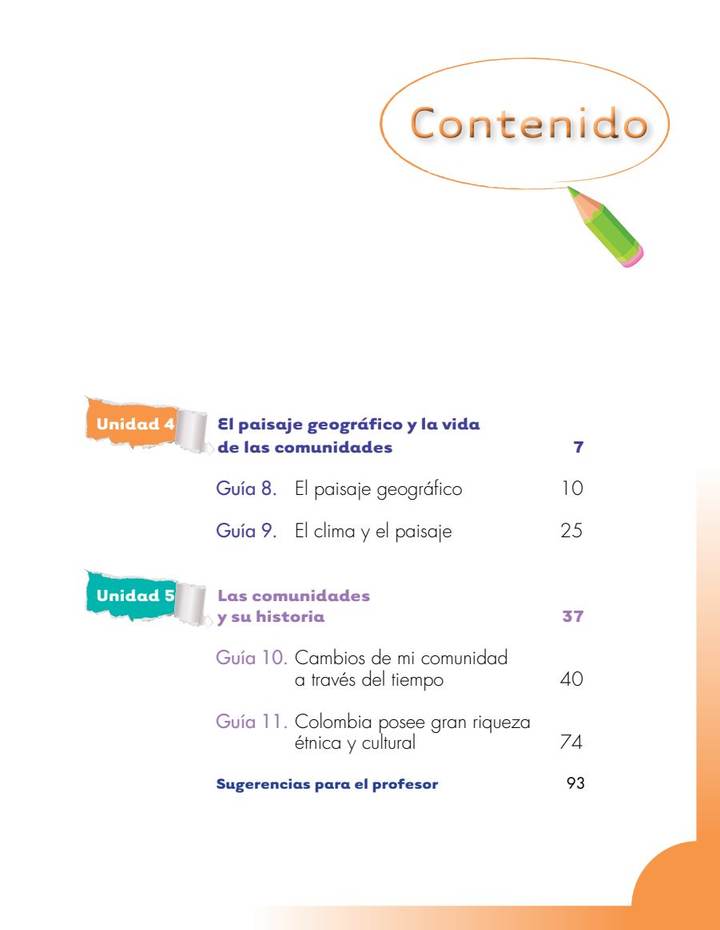 Ciencias Sociales 2° - Escuela Nueva - Segunda Cartilla (MEN) PDF 3 Índice de Ciencias Sociales 2° - Escuela Nueva - Segunda Cartilla