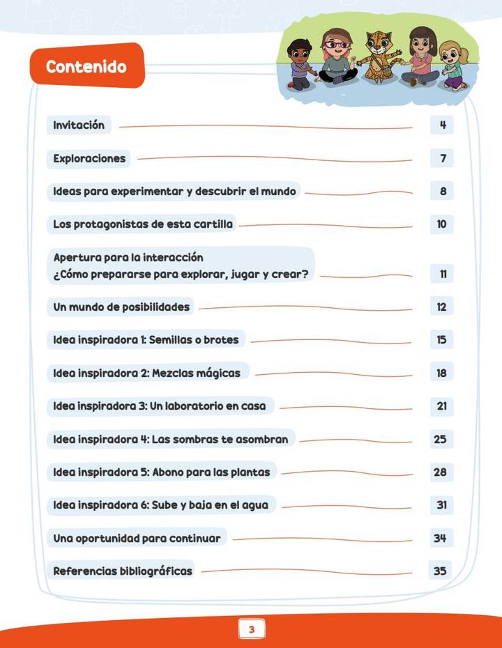 Índice de Ideas para Experimentar y Descubrir el Mundo