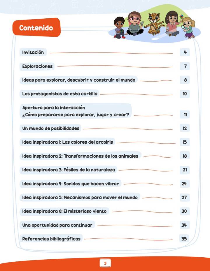 Índice de Ideas para Explorar, Descubrir y Construir el Mundo