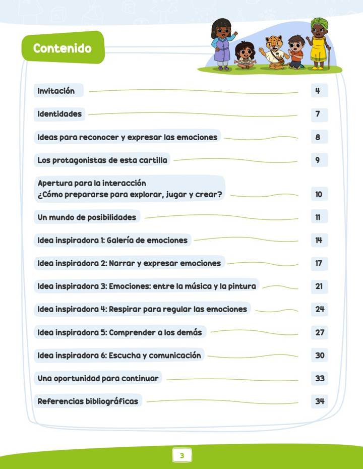 Índice de Ideas para Reconocer y Expresar las Emociones