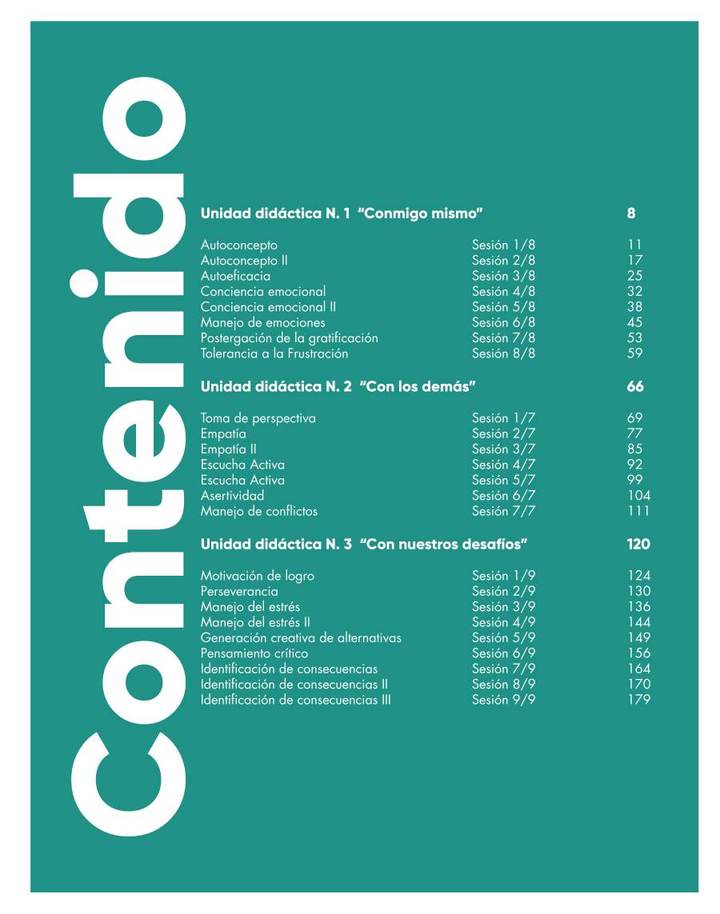 Índice de Educación Socioemocional 1° Grado - Paso a Paso - Guía del Docente