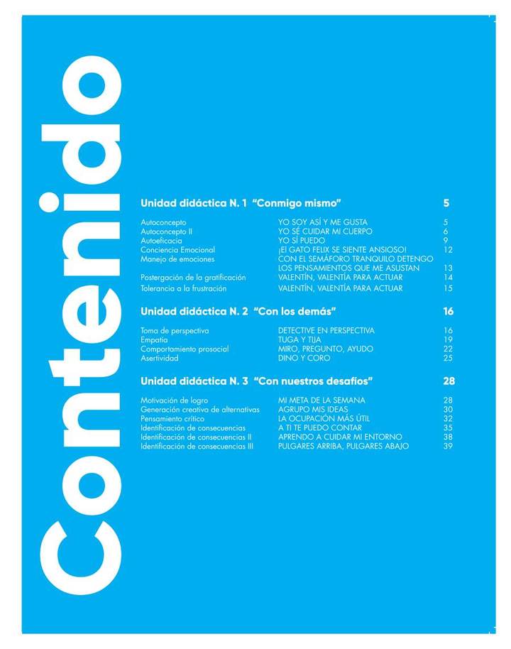 Educación Socioemocional 2° - Navegar Seguro - Cuaderno (MEN) PDF 3 Índice de Educación Socioemocional 2° - Navegar Seguro - Cuaderno