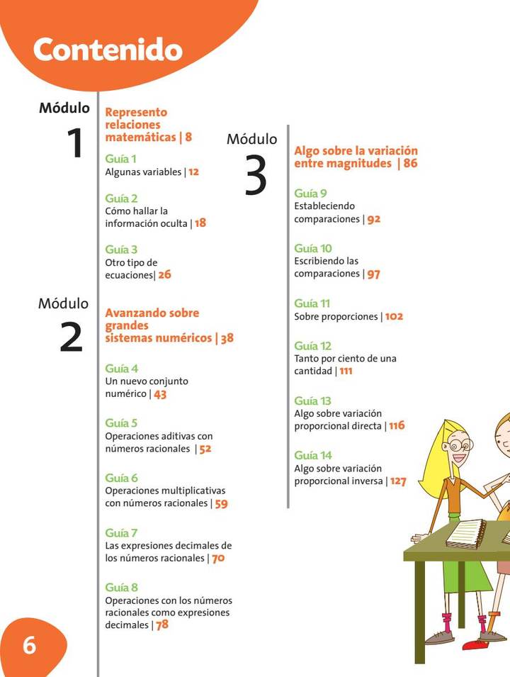 Matemáticas 7° - Postprimaria - Libro del Estudiante (MEN) PDF 3 Índice de Matemáticas 7° - Postprimaria - Libro del Estudiante