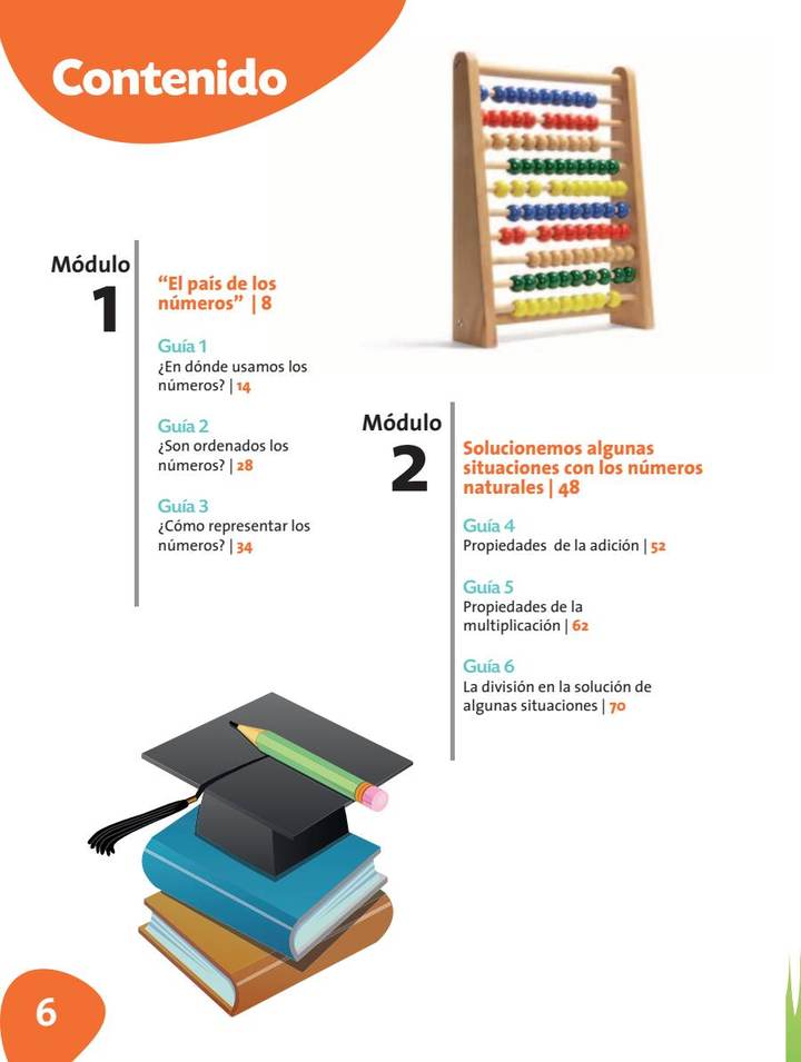 Matemáticas 6° - Postprimaria - Recordando Mi Primaria (MEN) PDF 3 Índice de Matemáticas 6° - Postprimaria - Recordando Mi Primaria