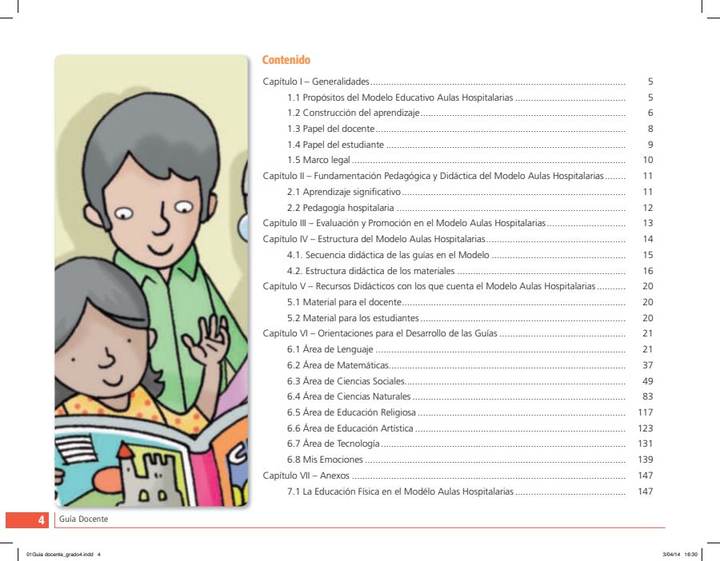 Guía del Docente - 4° Grado - Retos para Gigantes (MEN) PDF 3 Índice de Guía del Docente - 4° Grado - Retos para Gigantes