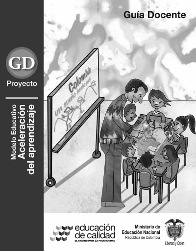Guía Docente - 1° a 5° - Aceleración (MEN) PDF 2 Portada de Guía Docente - 1° a 5° - Aceleración - MEN Colombia