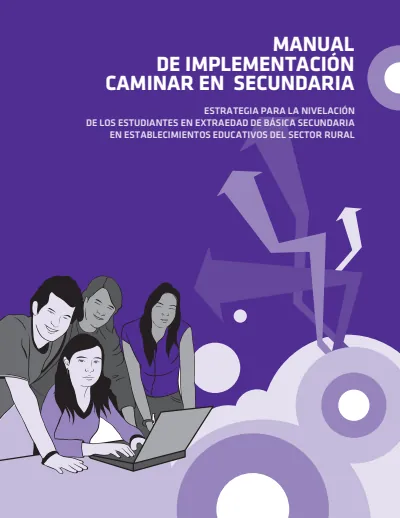 Todas las Áreas 6° a 9° Grado - Caminar en Secundaria - Manual Operativo (MEN) PDF 2 Portada de Caminar en Secundaria – Manual operativo