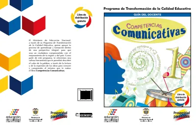 Lenguaje 1° - Competencias Comunicativas - Guía Docente (MEN) PDF 2 Portada de Lenguaje 1° - Competencias Comunicativas - Guía Docente - MEN Colombia