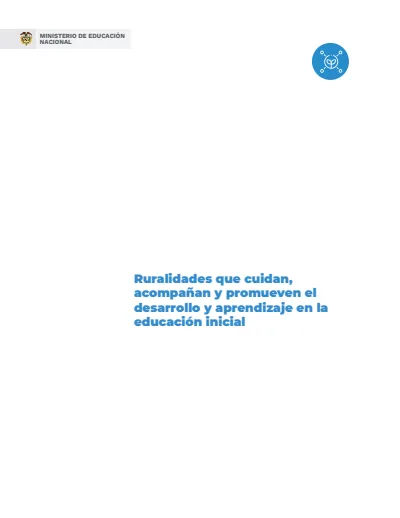 Educación Inicial Rural Módulo 4 - Desarrollo (MEN) PDF 2 Portada de Educación Inicial Rural Módulo 4 - Desarrollo - MEN Colombia