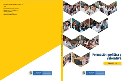 Ética y Valores 10° Grado - EMER - Formación Política (MEN) PDF 2 Portada de Ética y Valores 10° Grado - EMER - Formación Política - MEN Colombia