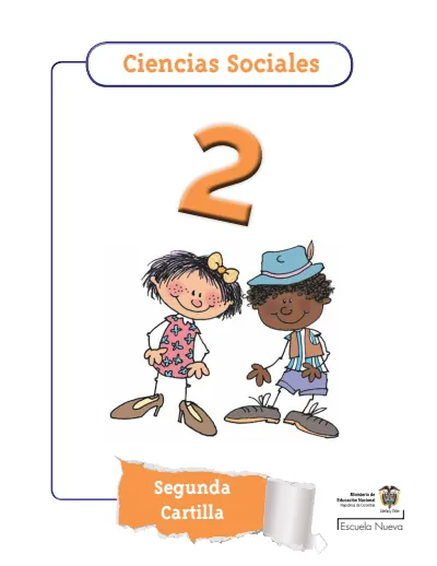 Ciencias Sociales 2° Grado - Escuela Nueva - Segunda Cartilla (MEN) PDF 2 Portada de Escuela Nueva Ciencias Sociales Grado 2 – Segunda cartilla